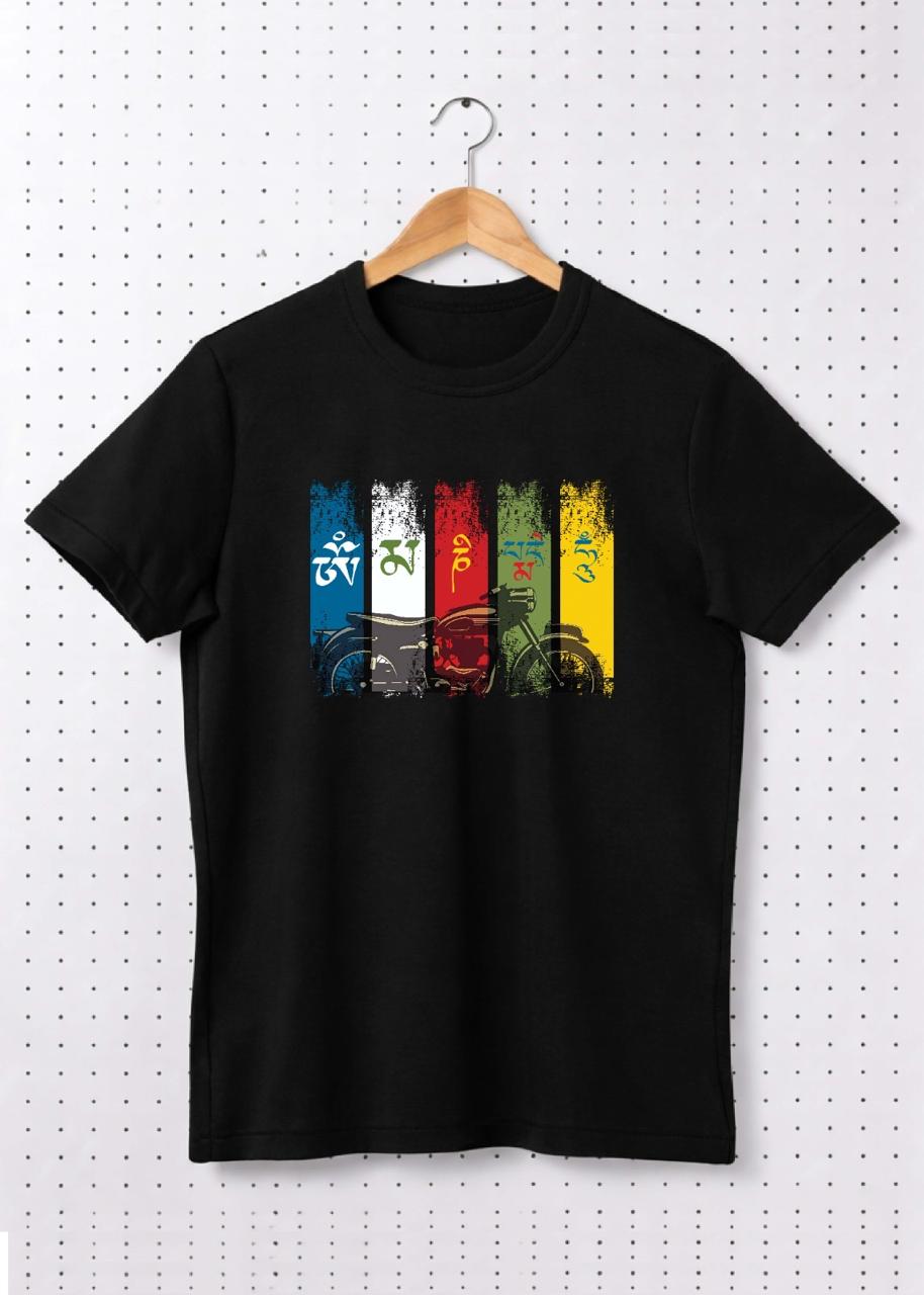 Premium Cotton Mantra Rider Graphic Oversized T-Shirt – Cultural Moto Streetwear