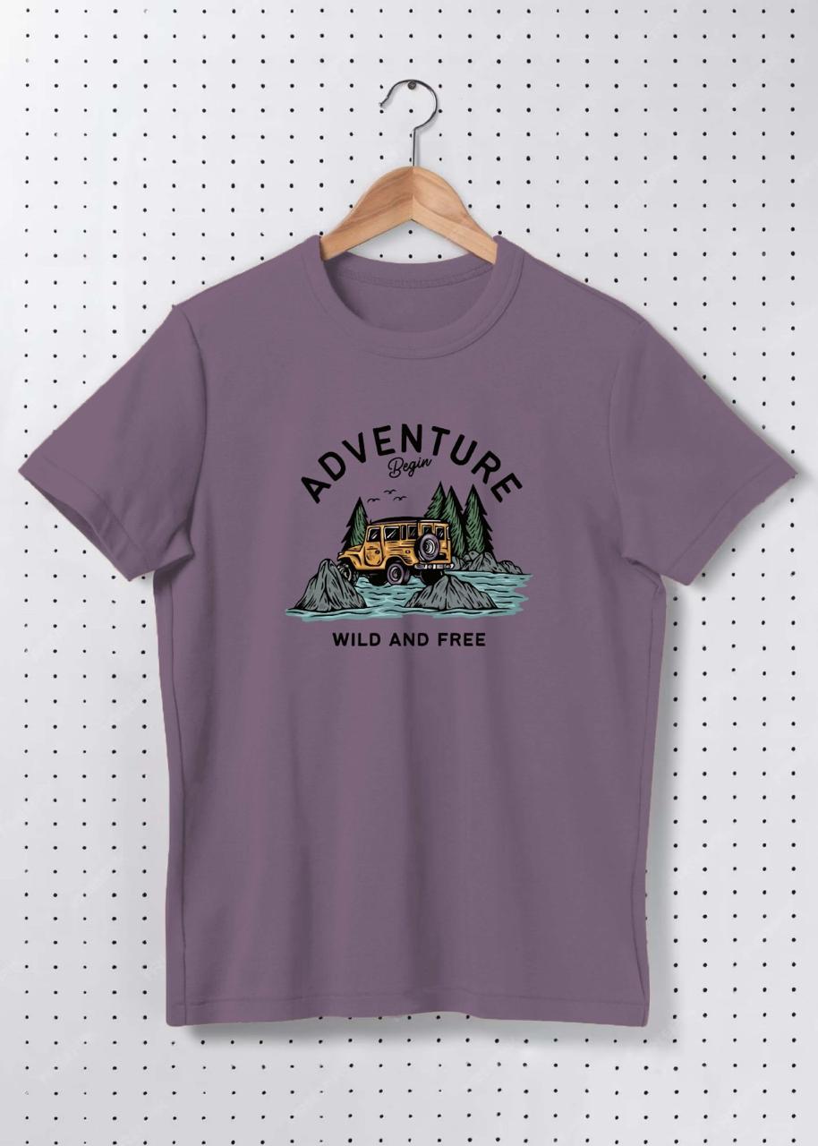 Premium Cotton Adventure Graphic Oversized T-Shirt – Wild & Free Explorer Streetwear