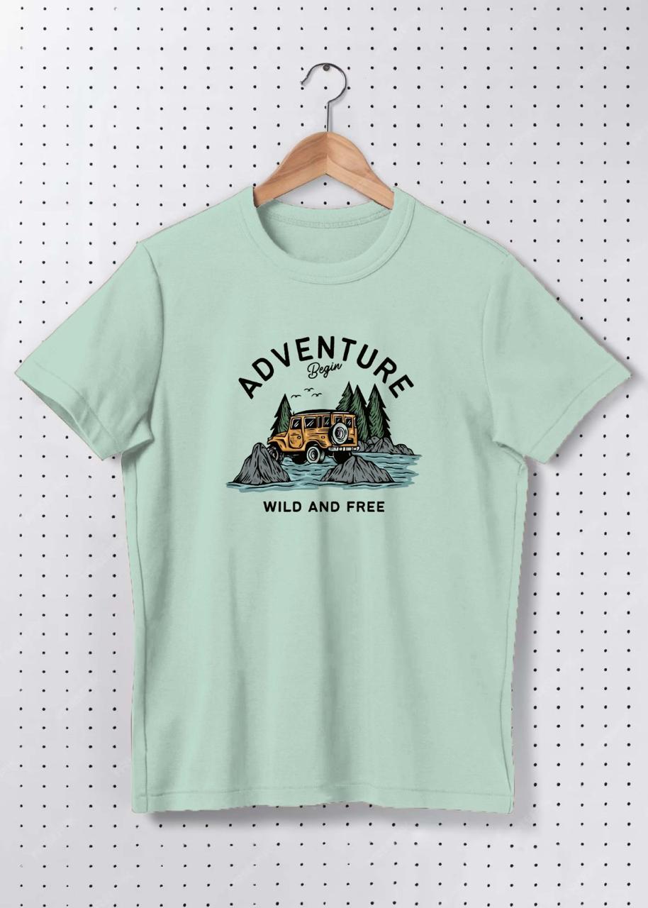 Premium Cotton Adventure Graphic Oversized T-Shirt – Wild & Free Explorer Streetwear