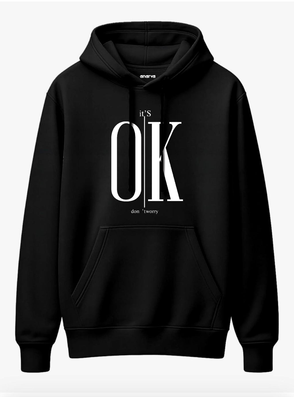 Premium Cotton Its Okay Oversized Hoodie for Men & Women