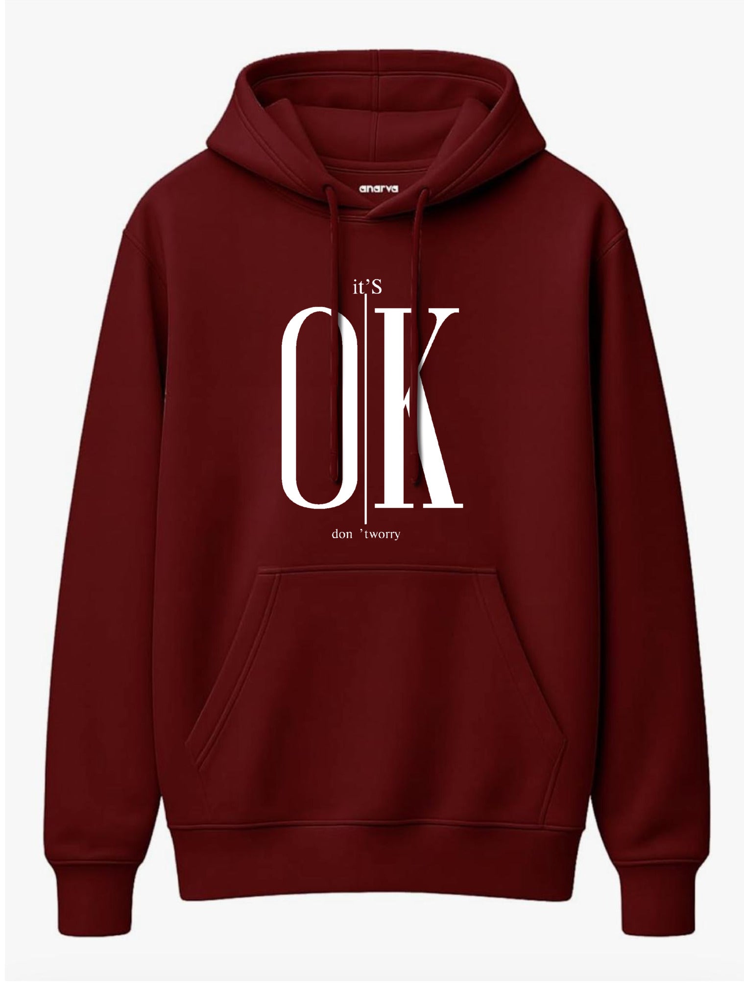 Premium Cotton Its Okay Oversized Hoodie for Men & Women