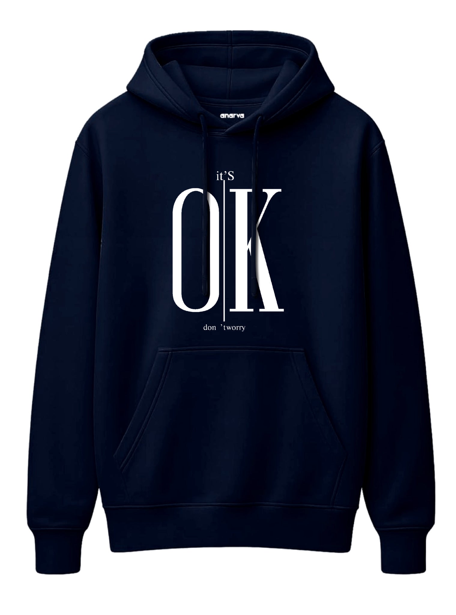 Premium Cotton Its Okay Oversized Hoodie for Men & Women